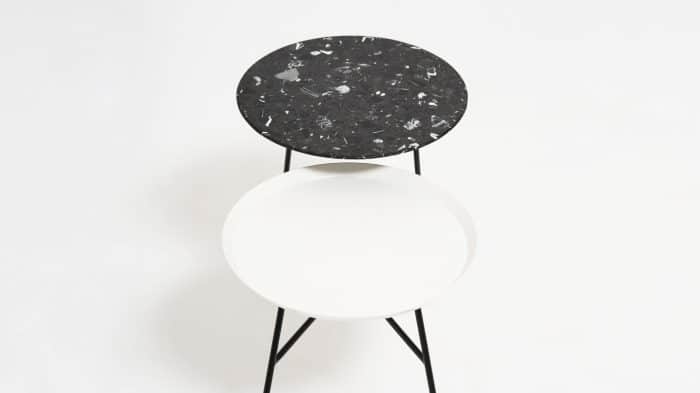 peggy  side table white blk marble detail 03