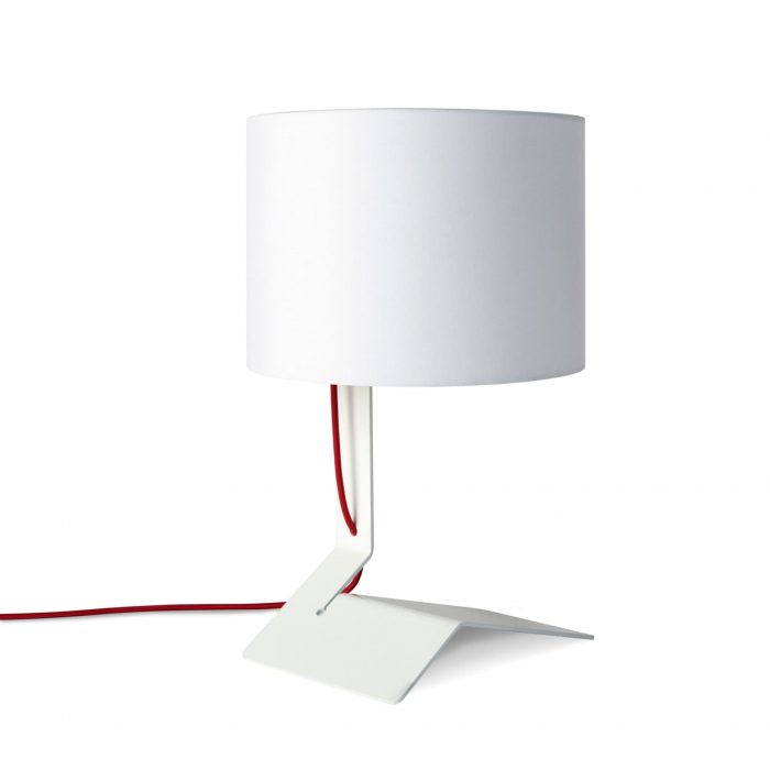 bender modern table lamp white