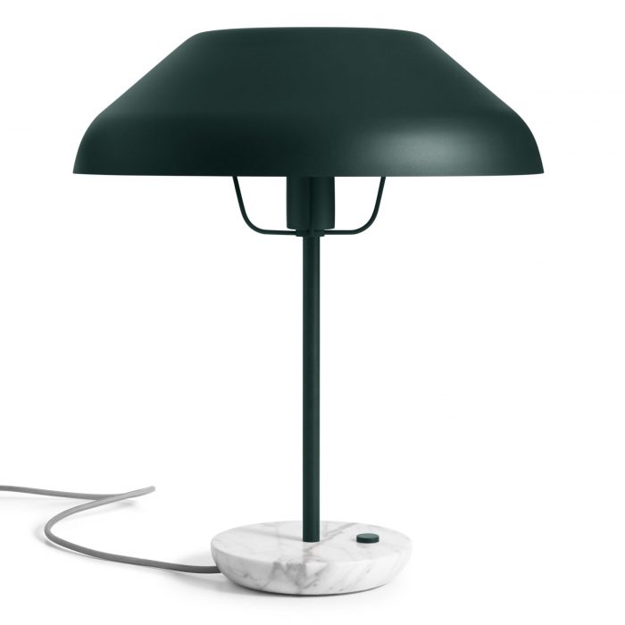 bx1 tbllmp gr beau table lamp navy green