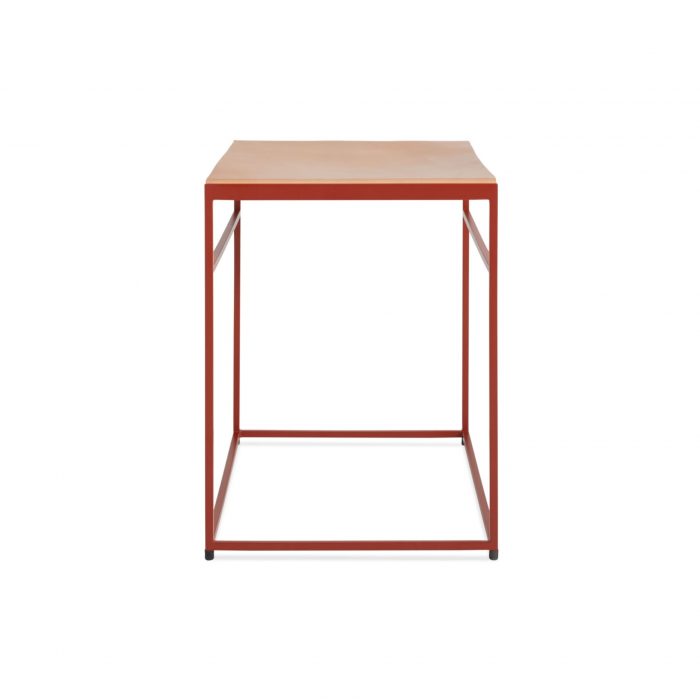 cm1 stlday rd side common stool flw red day leather 1