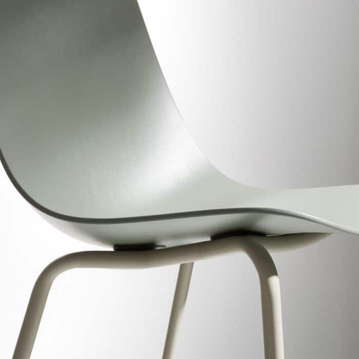 cu1 dinchr gg dramaticcrop clean cut dining chair grey green