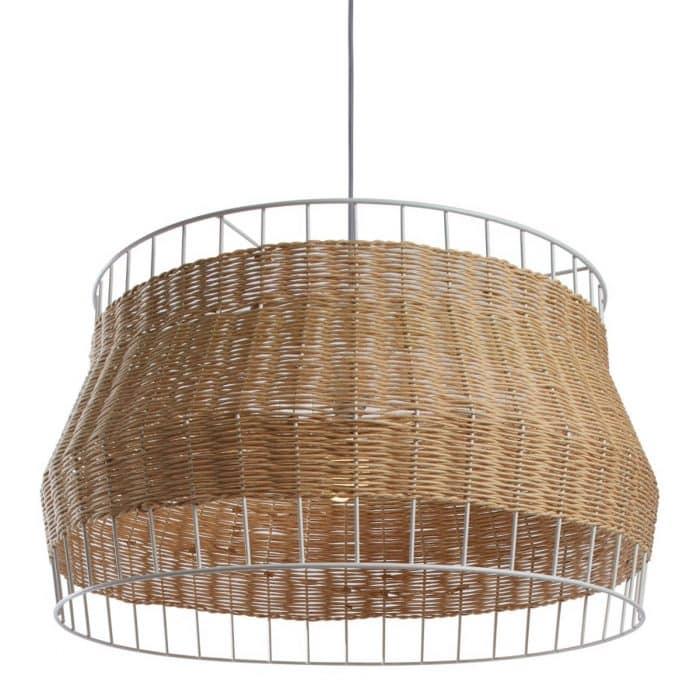 laika large modern pendant light nautral low 3