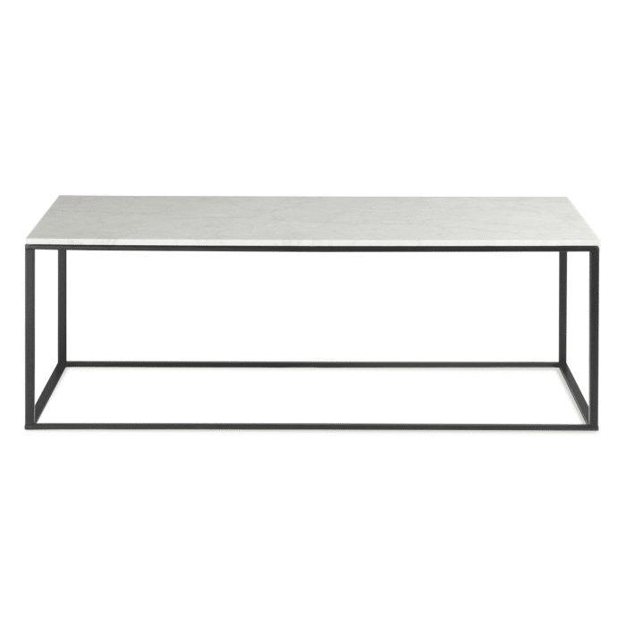 minimalista coffee table black marble