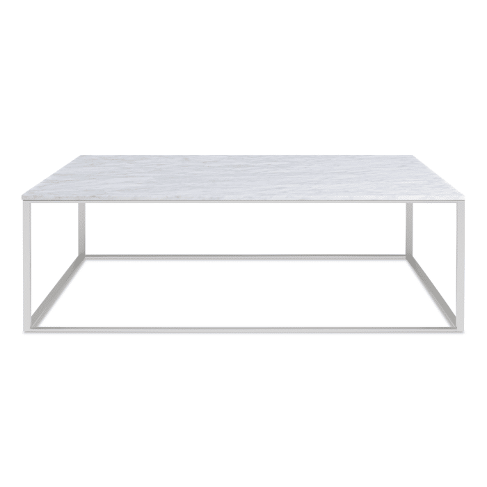 mn1 sqcfss mb minimalista square coffee table stainless steel marble