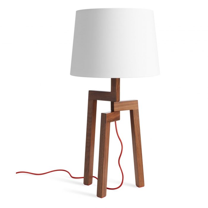 st1 smstlt wl stilt table lamp walnut