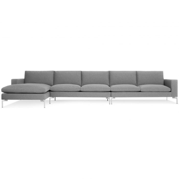 new standard l shaped sectional c spitzer grey white