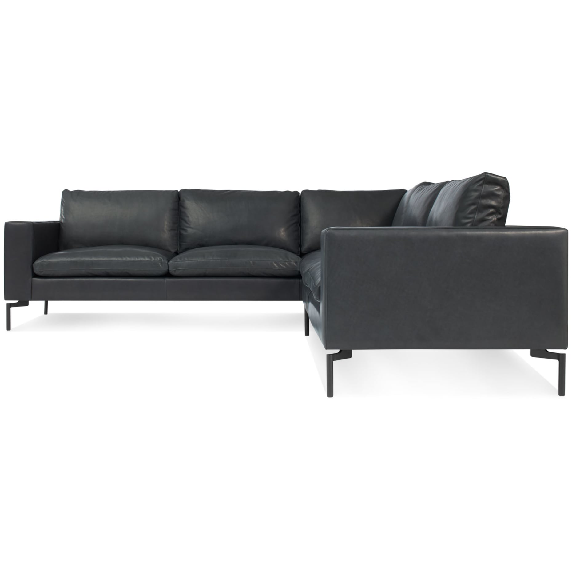 New Standard Leather Sectional Sofa, Leather Couch San Diego