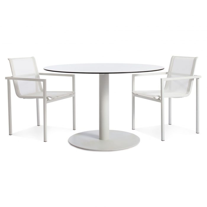 skiff outdoor modern cafe table large with chairs