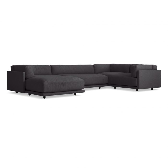 sn1 lacsec cl 34 frontlow sunday l sectional sofa left arm chaise makada charcoal 1