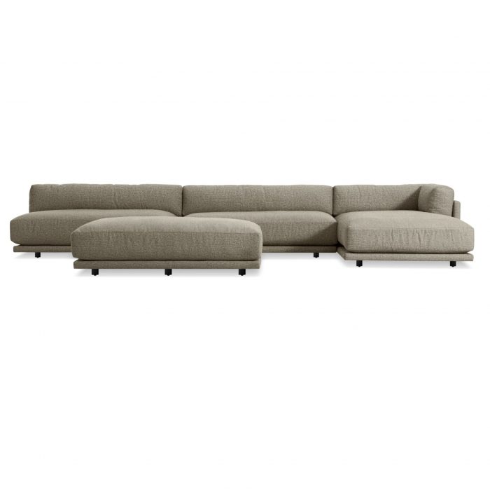 sn1 rajsec bk frontlow addl sunday j sectional soga with right chaise sanford black 1