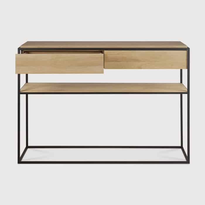 ethnicraft monolit console open drawer d3 home