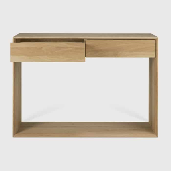 ethnicraft nordic console open drawer