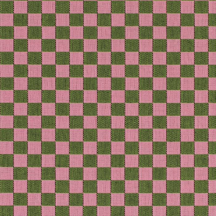 Checker Olive / Pink