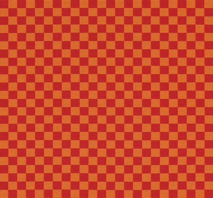 Checker Crimson / Orange