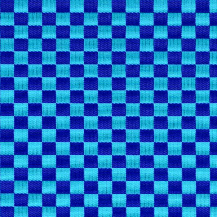 Checker Ultramarine/Turquoise