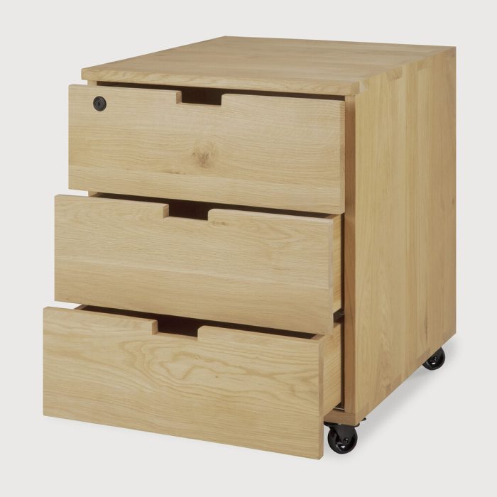 Ethnicraft Billy Drawer Unit Oak Sold at D3 Home