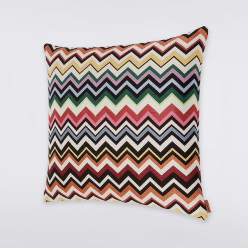 Missoni Home Collection Belfast cushion in a multicolor zigzag pattern