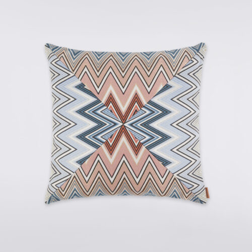 Missoni Home Collection Birmingham cushion in a multicolor zigzag pattern