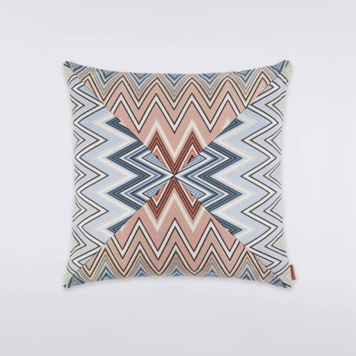 Missoni Home Collection Birmingham cushion in a multicolor zigzag pattern