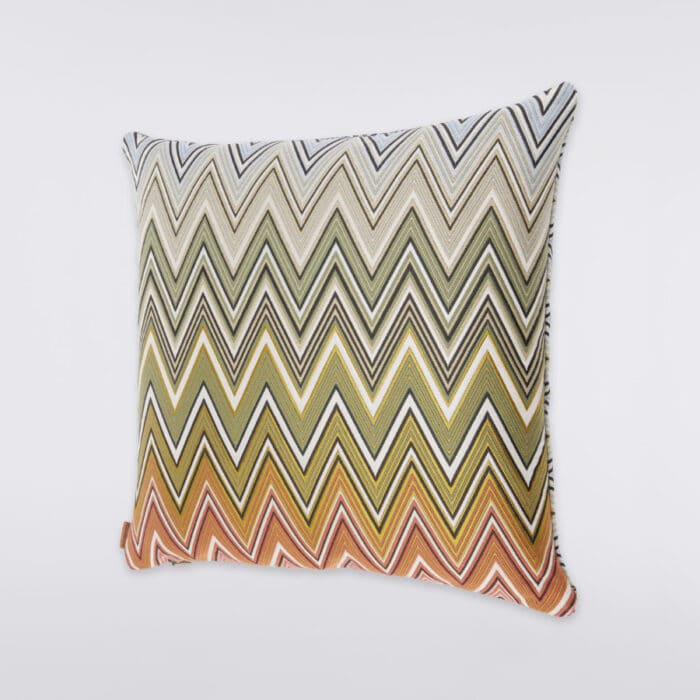 Missoni Home Collection Birmingham cushion in a multicolor zigzag pattern