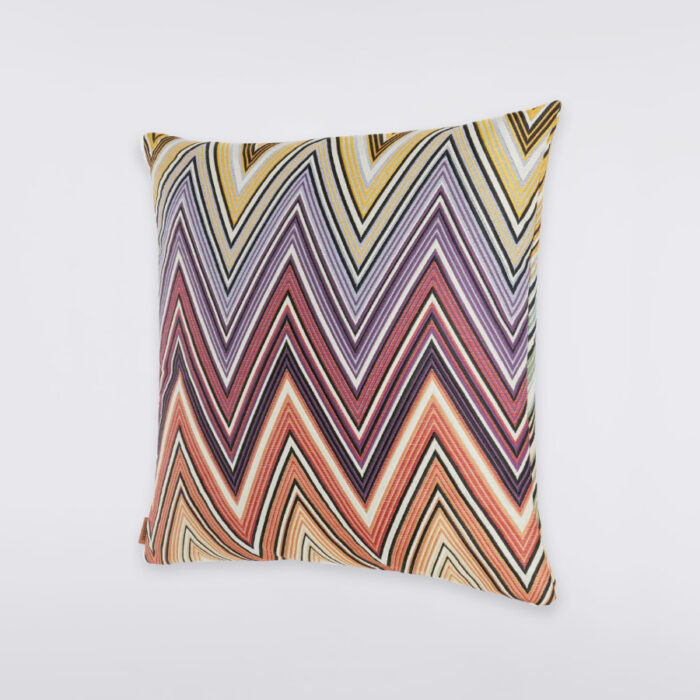 Missoni Home Collection Kew cushion in a multicolor zigzag pattern