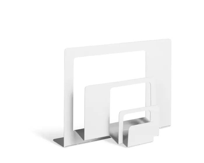 2d3d letter holder white