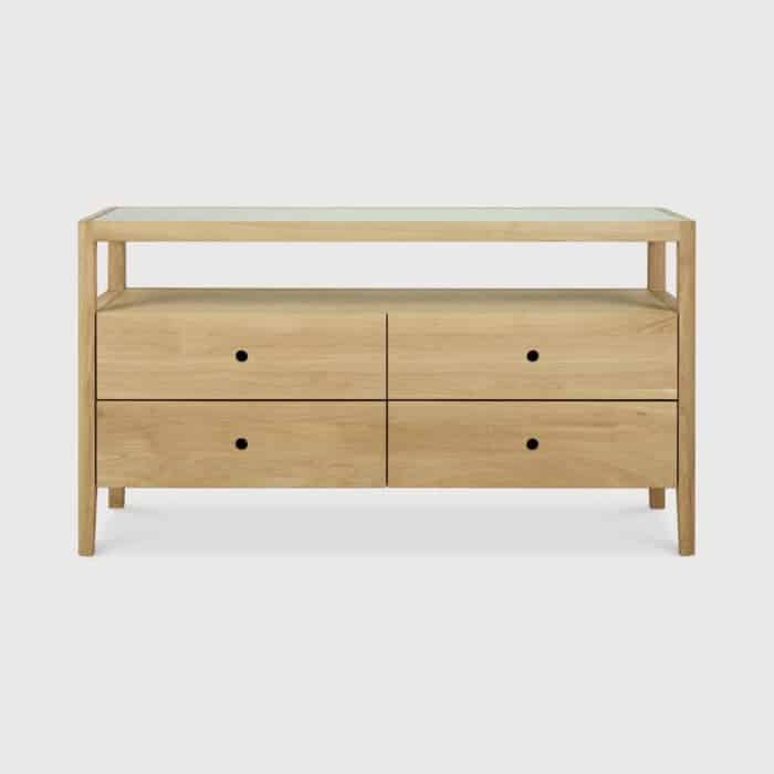 Ethnicraft oak spindle dresser sold at d3 home modern furniture