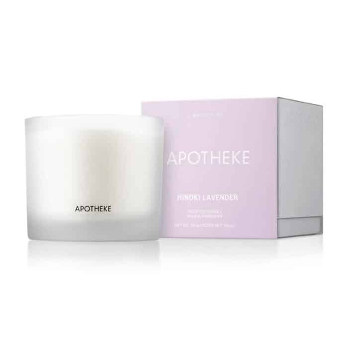 apotheke mag candle hinoki lavender