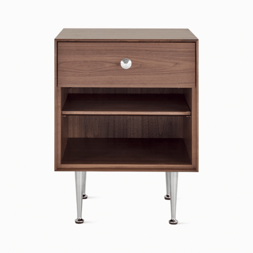 heran miller thin edge bedside table walnut sold at d3 home modern furniture