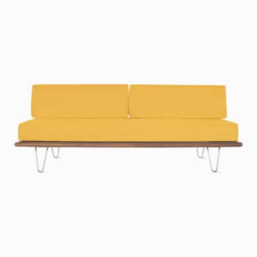 nelson daybed mode goldenrod walnut