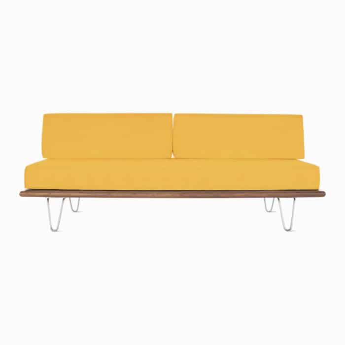 nelson daybed mode goldenrod walnut