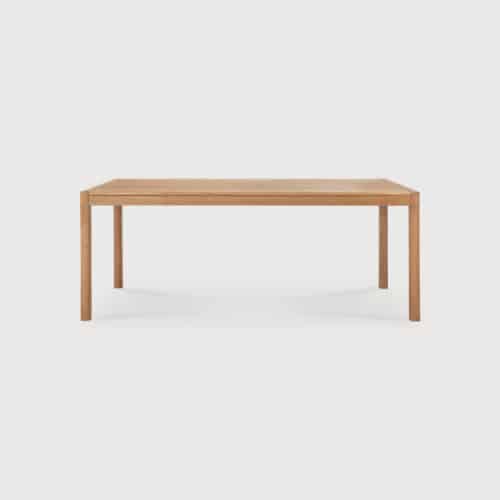 product wf 10216 Teak Jack Outdoor dining table 200 front WEB