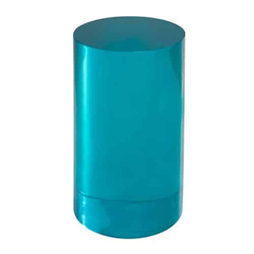 ja acrylic cylinder table 16in blue