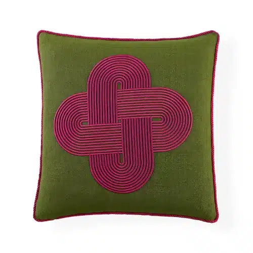 Pompidou Plus Pillow Olive Fuschia img01